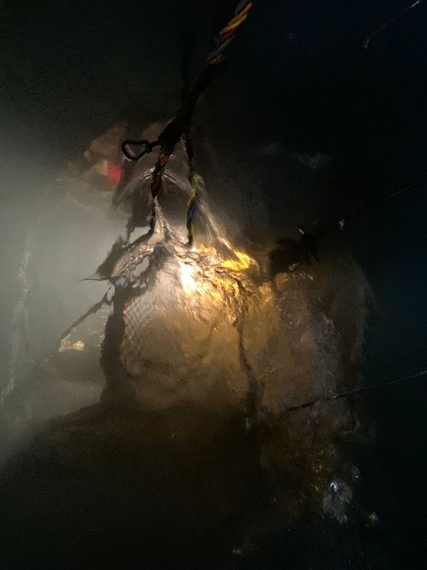 Pipeline clamp installation at 67 meters depth – Kalout Marine Engineering